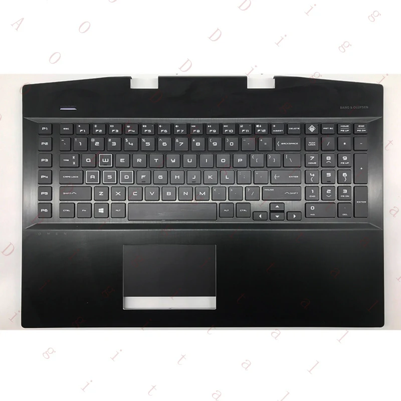 

Корпус C-секции (палмрест) с клавиатурой и тачпадом для HP Omen 5 Plus 17-CB TPN-C144