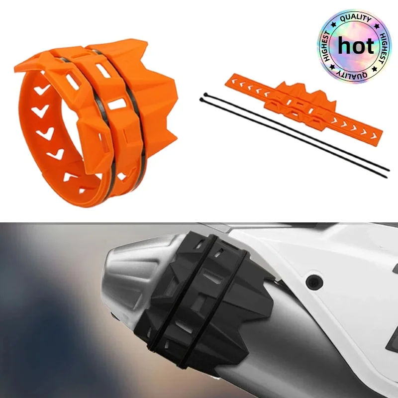 Motorcycle Exhaust Muffler Protector Cover Exhaust Pipe Plug Set For KTM Yamaha Husqvarna Dirt Pit Bike  Accessories