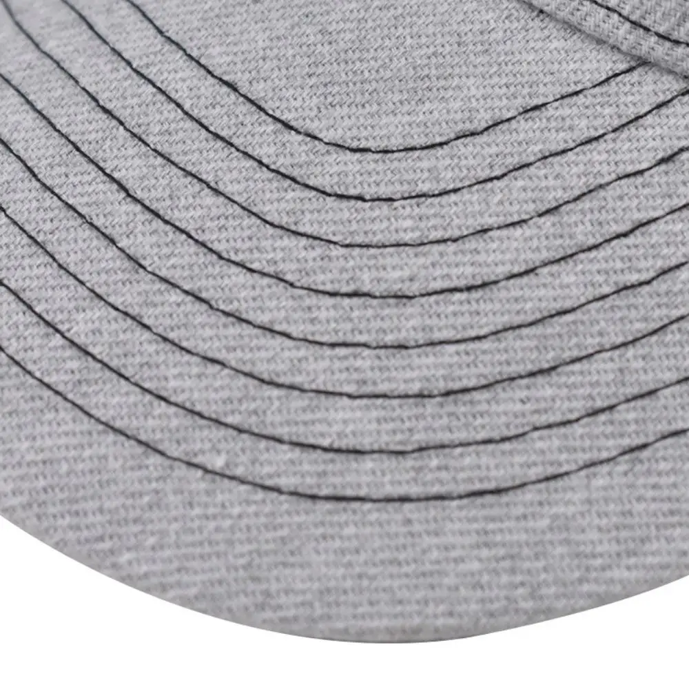 Casual DAD Leather Label Mesh Trucker Hat Curved Brim Breathable Dad Hat Adjustable Baseball Cap Summer Outdoor