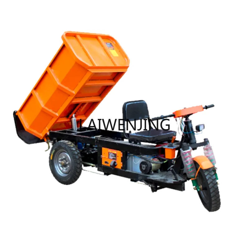 

LYN construction site electric dump tricycle load brick concrete sand and gravel transport truck