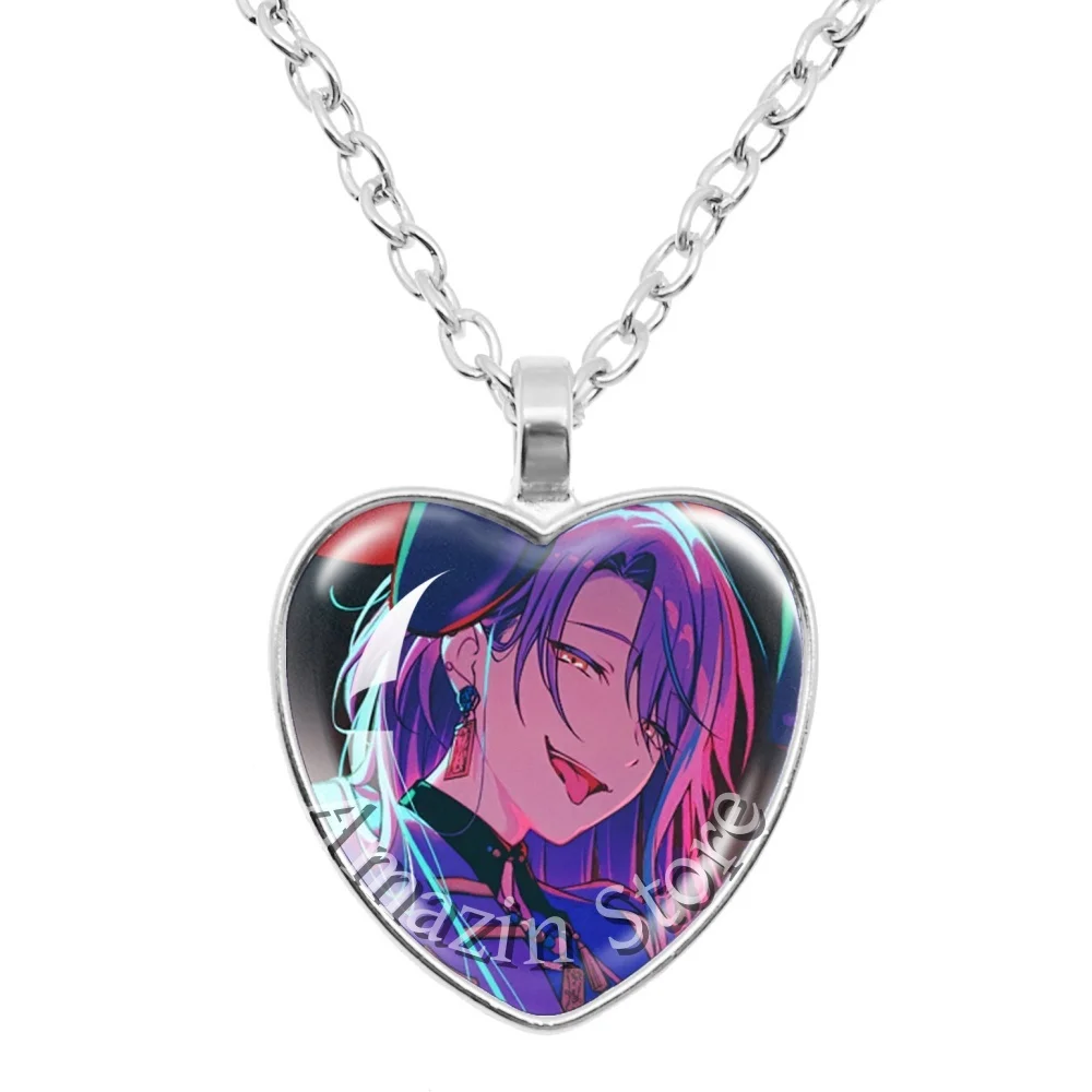 Hot Sales Project SEKAI Anime Wonderlands×Showtime Kamishiro Rui Glass 25mm Pendant Necklace Jewelry Souvenir For Fans Gift