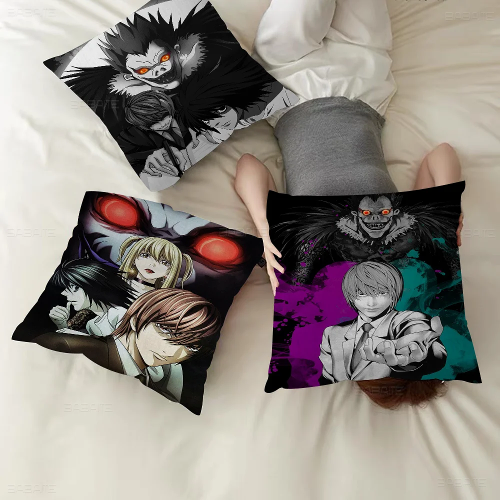 

Death Note Cushion Cover 30x50 Polyester Sofa Cushions Decorative Throw Pillows Home Decoration Pillowcover