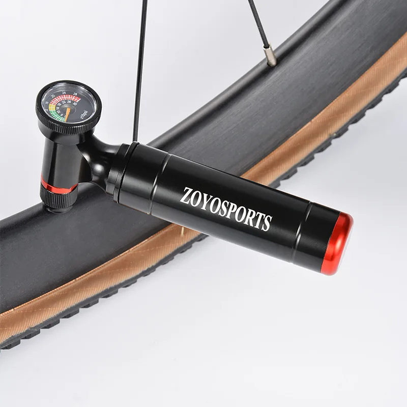 

Bike Quick Inflation Head Tire Repair Tool Lightweight Portable Aluminum CNC Durable Mini Bicycle Pump Bicycle Accessories