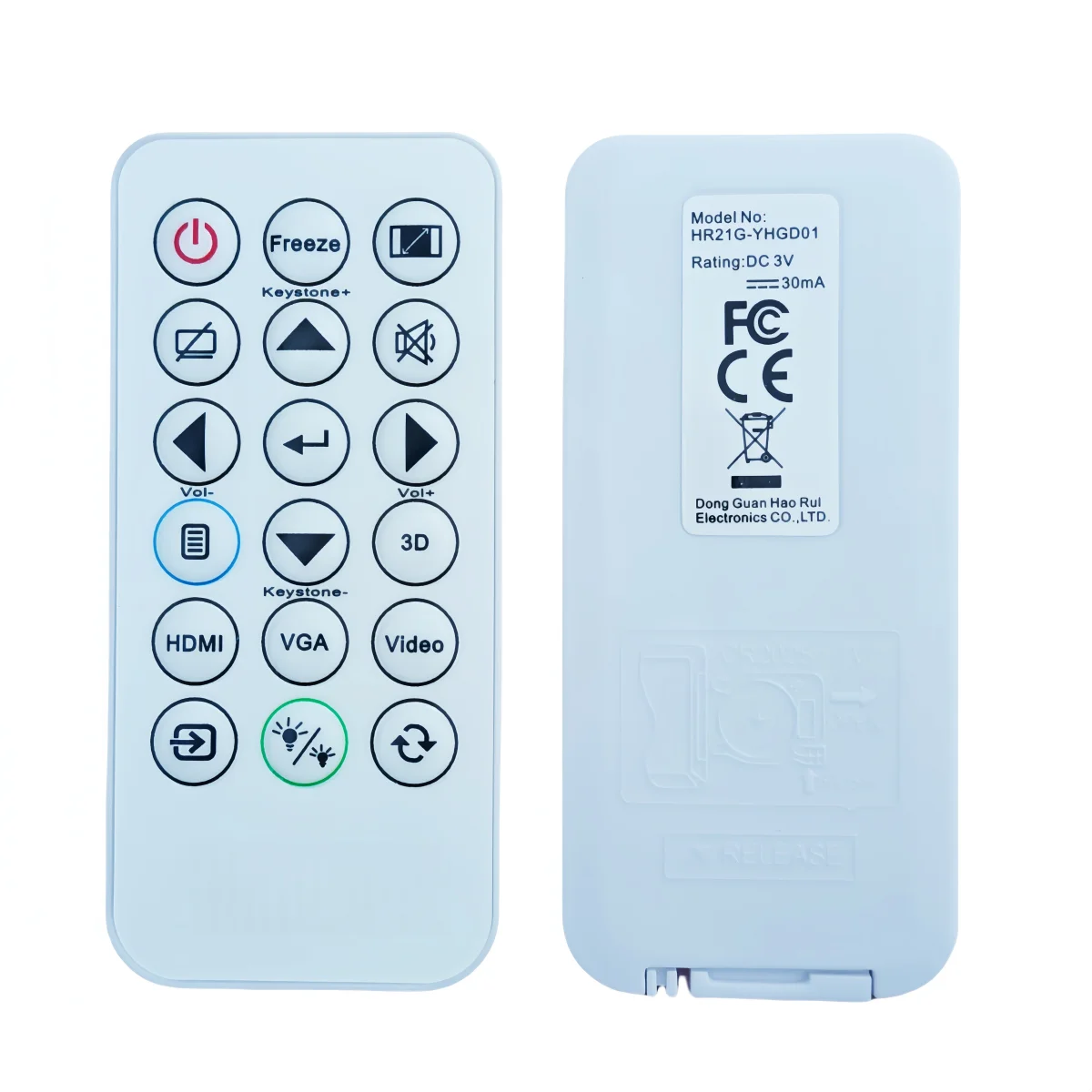 Control remoto de proyectores para Optoma OAS113 OSF831 OSS866 OSS891 W316 W306ST W731ST X304M S310E S311 S312 S313 S321 W312 X312
