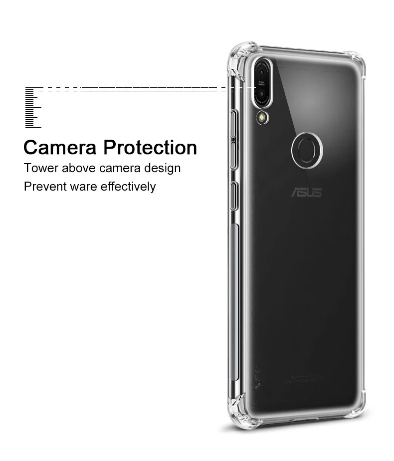 Airbag Shockproof Case ASUS Zenfone 9 8 Flip 7 Pro 6Z ZS630KL ROG Phone 6 5 3 2 ZS661KS ZS660KL ZB631KL ZB633KL ZB602KL TPU Case