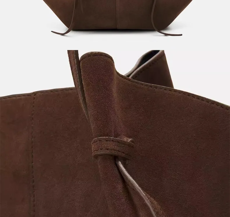 Tragetaschen aus Wildlederimitat für Damen, luxuriöse Designer-Handtaschen, Geldbörsen, 2025, neu im Vintage-Stil, große Kapazität, Schultertasche mit individuellem Namen und Initialen