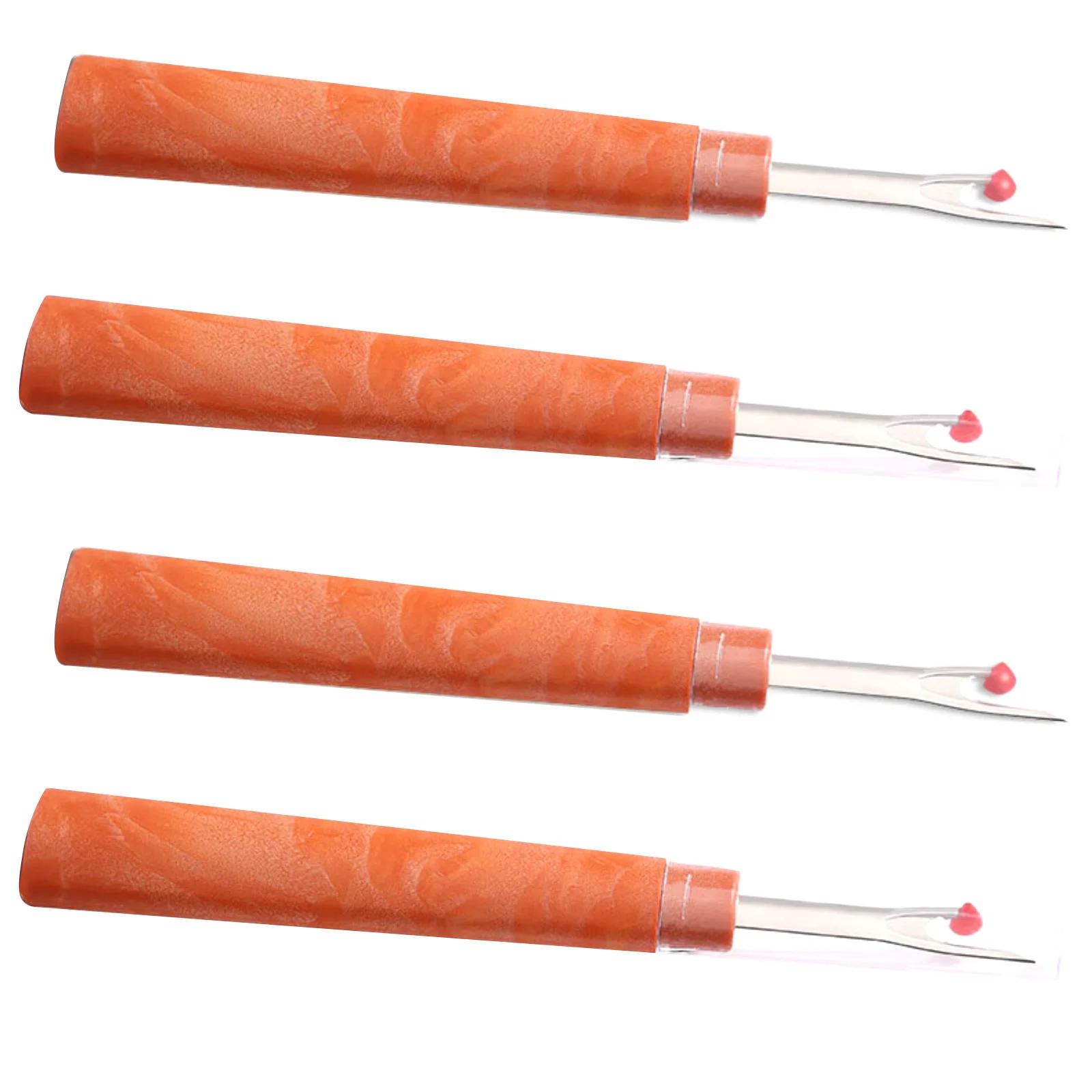 4Pcs/Set Steel Thread Cutter Plastic Handle Seam Ripper Stitch Removal Knife Needle Art Sewing Tools DIY Sewing Accessories