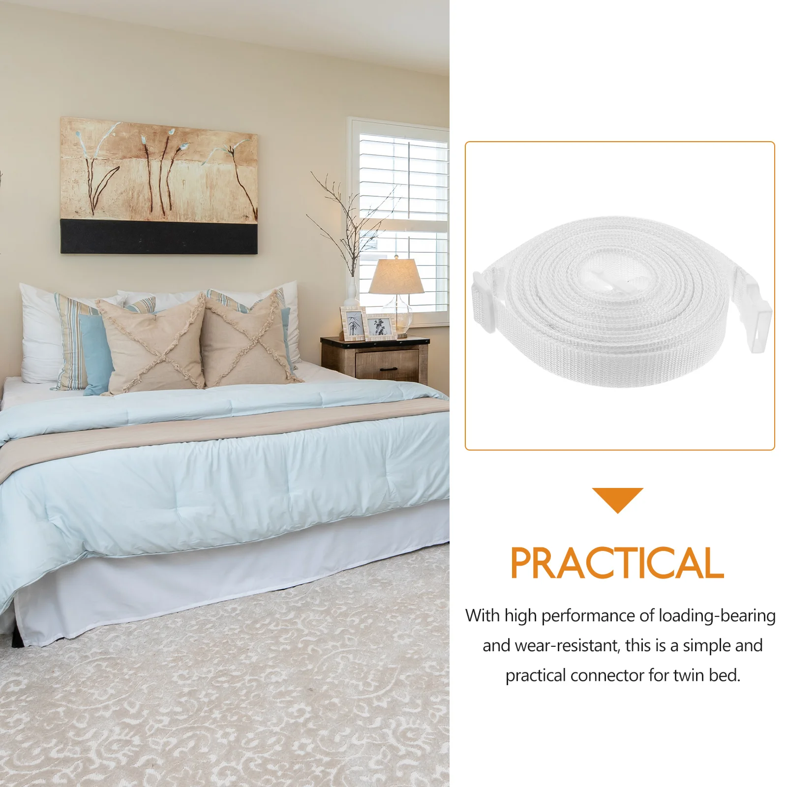 

Mattress Strap Straps Topper Filler Twin Connector Adapter Bed Ribbon Connectors Bride Connects Two Mattresses Bridge