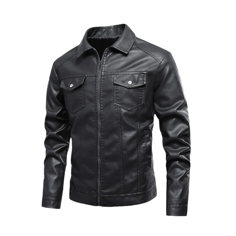 

Lynjacye Slim Fit Стильная черная мотоциклетная куртка для мужчин и женщин, большой размер 5XL, осеннее пальто, ветрозащитная непромокаемая спортивная одежда