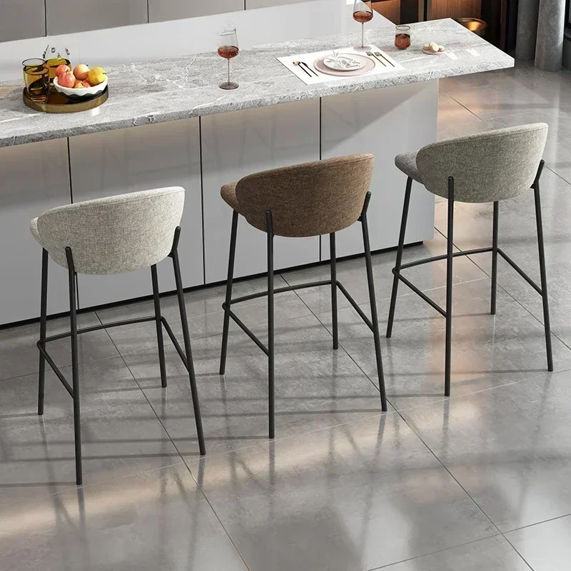 Silla de Bar de lujo, taburete para encimera de cocina, taburete de Bar ajustable, sala de estar, sillón de diseño moderno, taburetes, muebles de