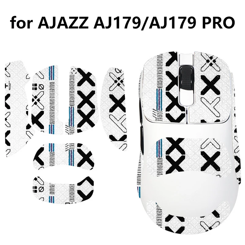 Anti-Slip Mouse Grip Tape Skate Sticker For AJAZZ AJ179/AJ179 Pro Gaming Mouse For E-Sports Computer Gamer Non Slip Suck Sweat