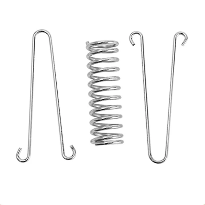 1Pc Steel Tent Wind Rope Spring Buckle Tent Tensioner Camping Deck Pegs with Carabiner Clips Awning Tightener Fixed Hook