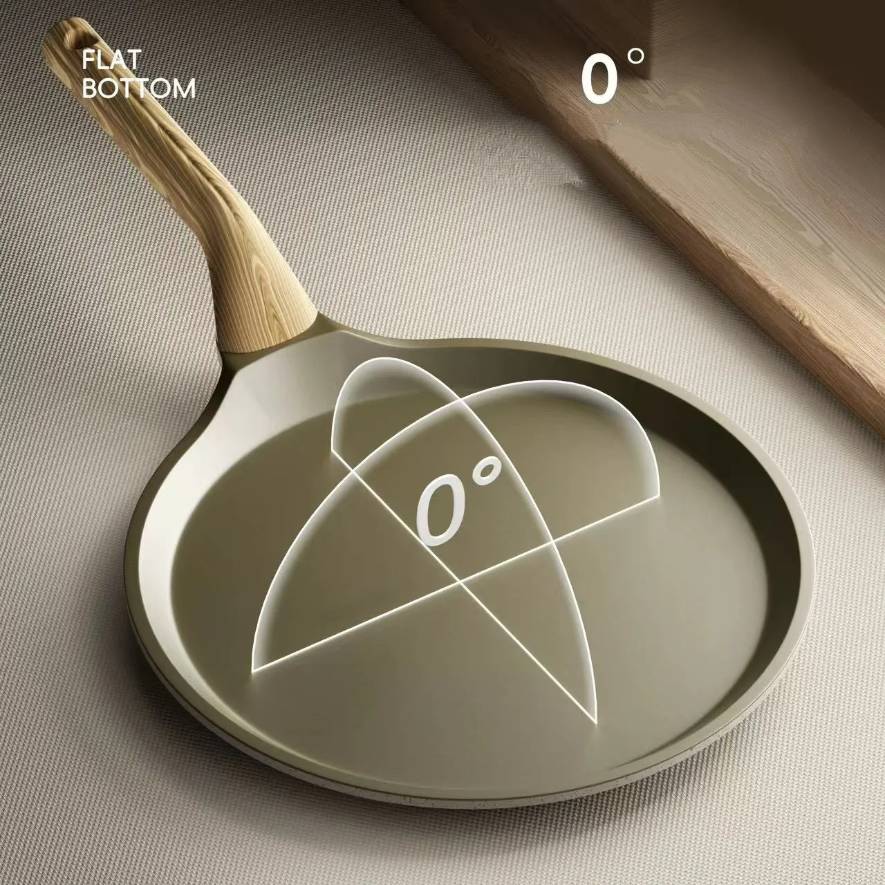 Titanium Flat Bottomed Pan Non Stick per Special 8-Inch Frying Pan Household Pancake