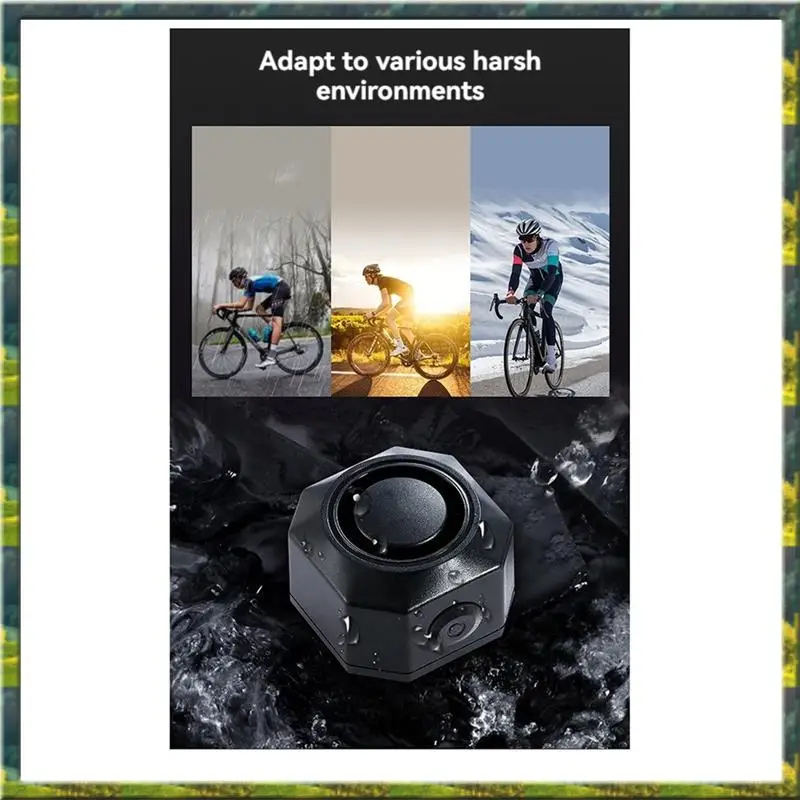 ABGZ Bicycle Alarm System Rechargeable, Anti-Theft Accessories,Vehicle Theft With Remote Control,Bicycle Lock