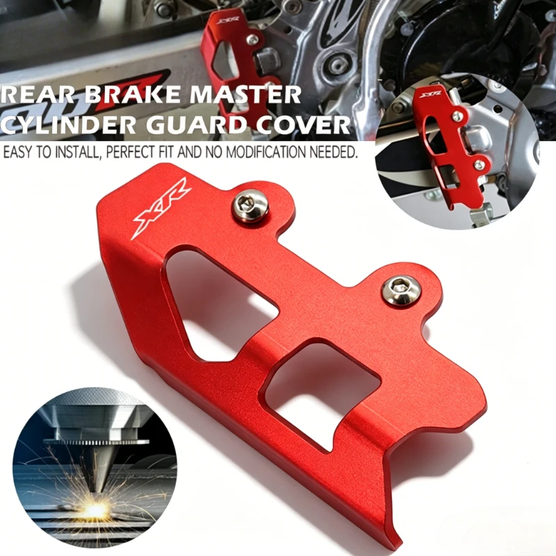 Rear Brake Master Cylinder Guard Cover For HONDA XR250R XR400R XR600R XR650R XR650L Motorcycle Protector XR 250 400 600 650 R