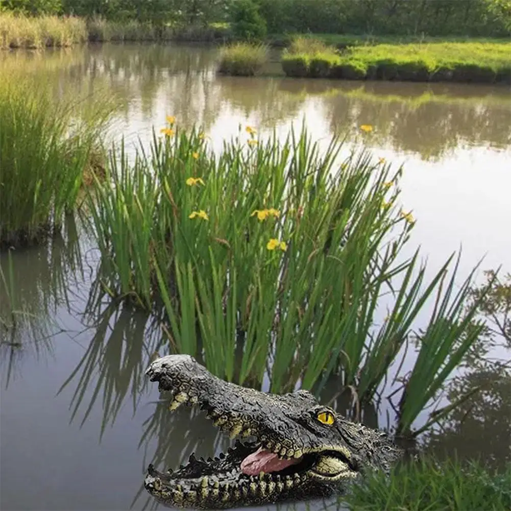 

Outdoor Courtyard Pond Floating Animal Ornaments Park Garden Decoration Ornaments Simulation Pool Y5j3