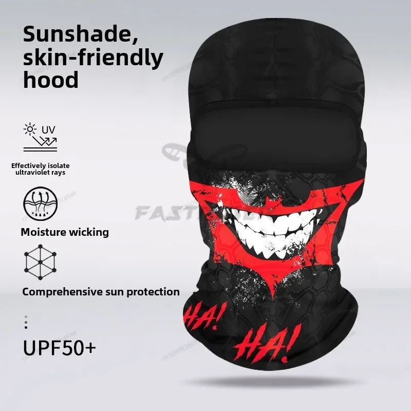 

Мотоциклетная маска для лица, крутая солнцезащитная Балаклава из лайкры, мотобайкерская ветровая кепка, маска, пробка, ветрозащитный головной убор для езды на велосипеде