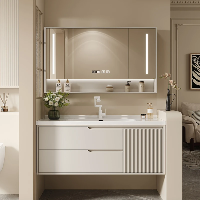 Black Creative Luxury Bathroom Cabinet 4
