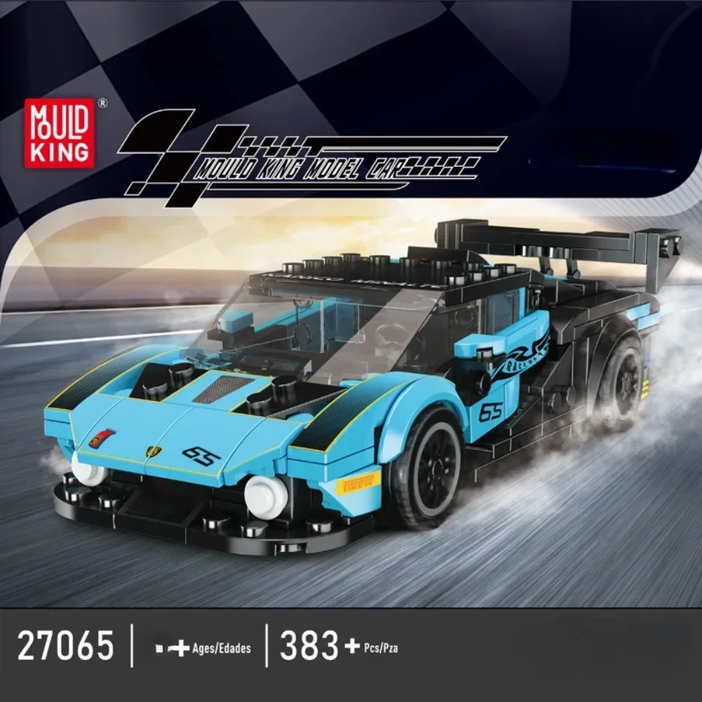 MOC-Juego de bloques de construcción de carreras Super Drift, famoso coche deportivo, Kits de modelos de vehículos todoterreno, ladrillos técnicos, juguetes, regalos de cumpleaños