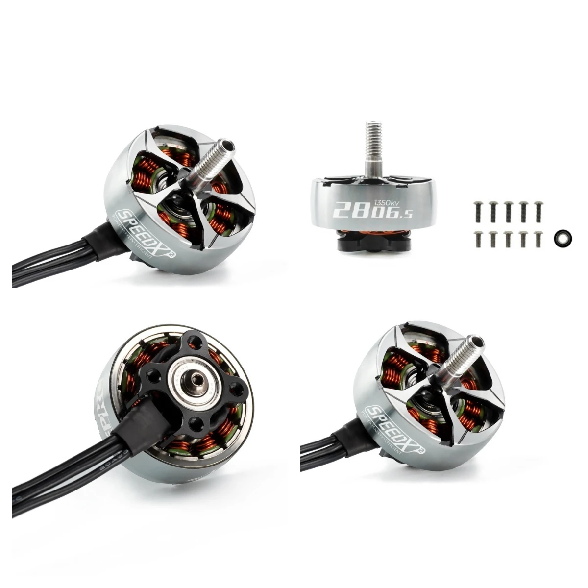 GEPRC SPEEDX2 2806.5 1350KV 1760KV 4-6S Brushless Motor for RC Multirotor FPV Freestyle 6-7inch Long Range Drones DIY Parts