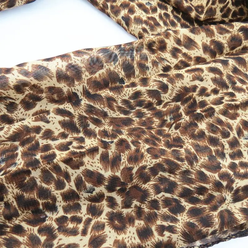 Fashion Brand New Women Long Leopard Lady Scarf Necklace Pendant Jewelry