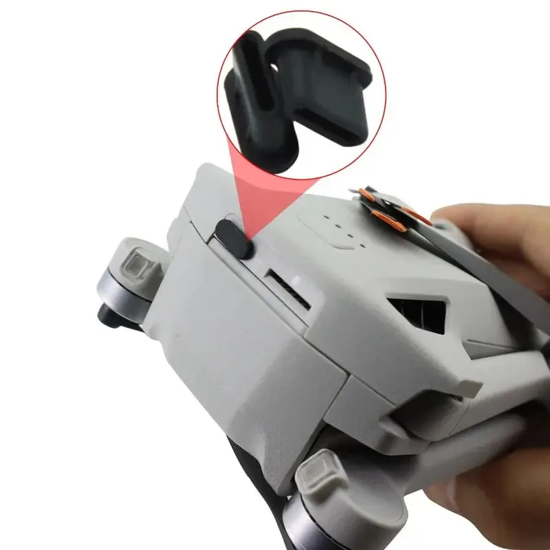 Silicone Dust Plug Cover for DJI Drone Accessories, Type-C Charging Port Protector for Mini 3 Pro Mini 4 Pro RC Controller.