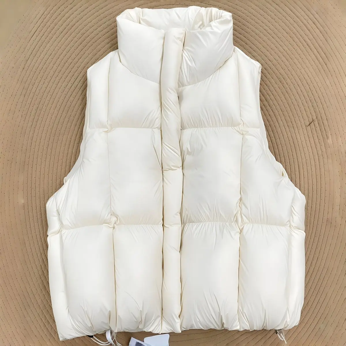 Ultra-Light Cloud Puff Cotton Vest Women's Short Korean Loose Shoulder Warm Outerwear Autumn Winter New Style Fashion Commute