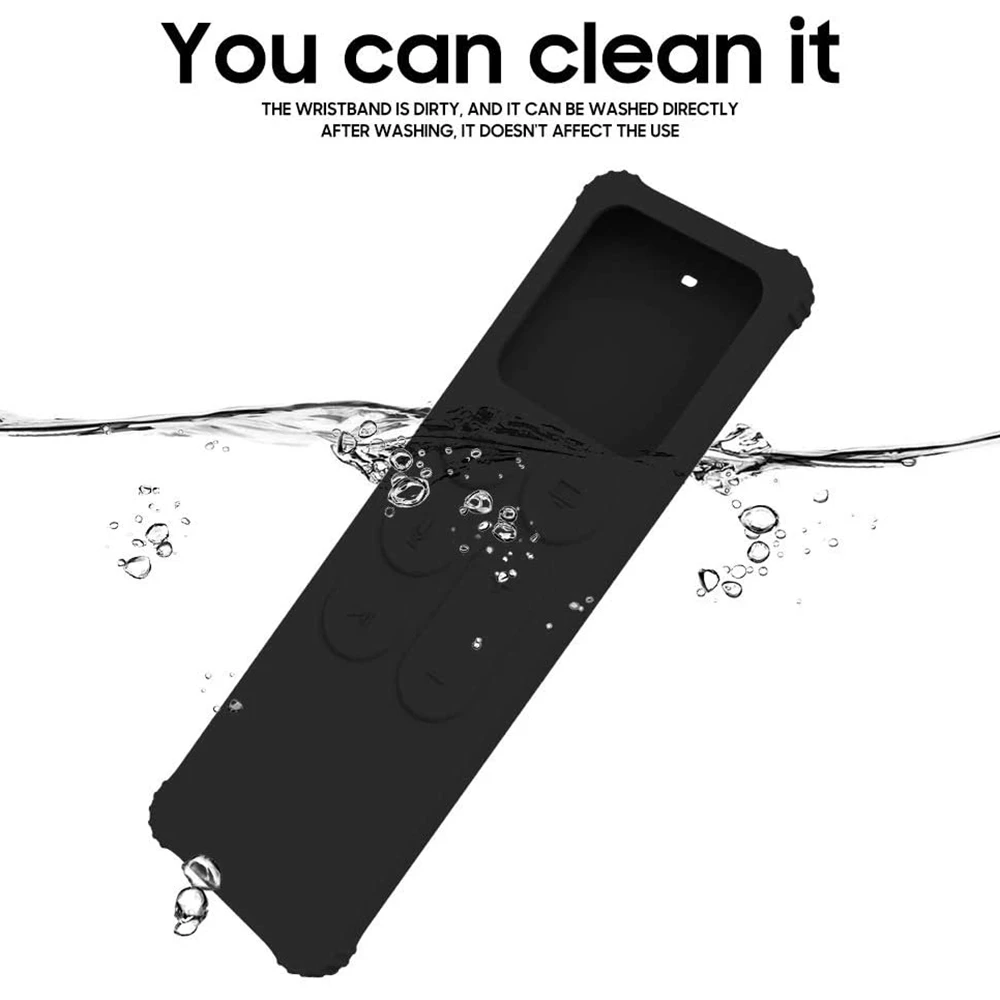 Étui de protection pour télécommande et boîtier TV, housse en silicone antichoc pour 4K 5ème et 4ème génération