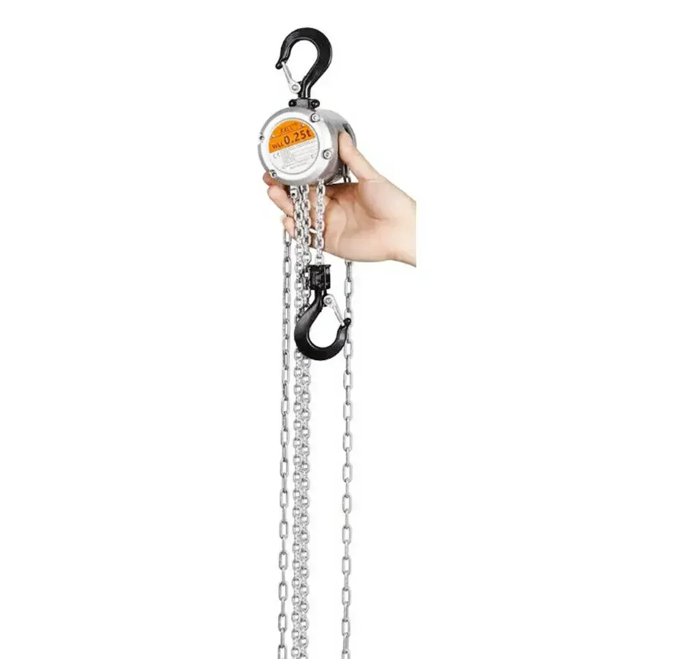 KACC Mini Hand Chain Hoist Hook Mount 0.25/0.5 Ton