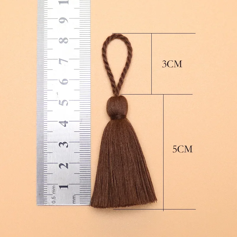 5/10Pcs Cotton Tassel 8cm Hanging Rope Fringe Tassel For Sewing Craft Home Curtains Garment Decoration Accessories