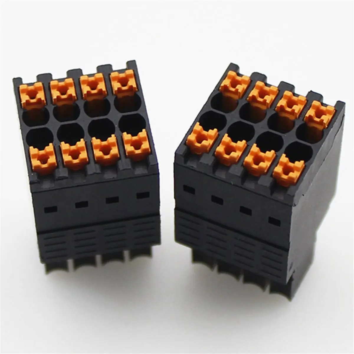 A86G NEW 12pcs B2CF GRID INSTRUMENTATION 8PIN 15EDGKNHB 3.5MM FEMALE DEGSON DOUBLE LAYER CONNECTOR PLUG-in TERMINAL BLOCK
