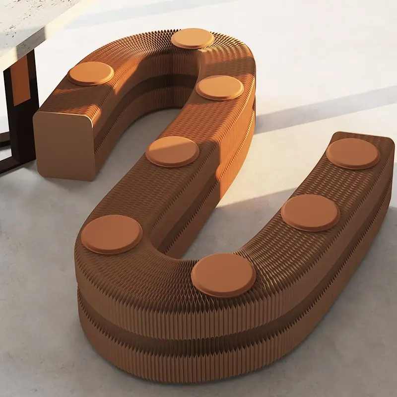 Extendable Paper Stool Portable Folding Adjustable Bench Entrance Hall Changing Shoes Ottomans Living Room Decoration Stools