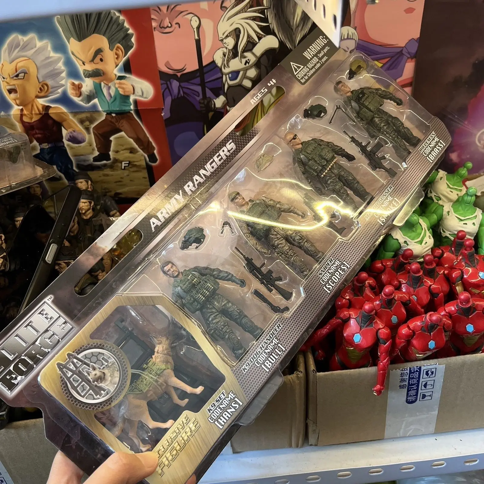 Véritable modèle militaire BBI 1:18 figurine articulée jouet prêt à l'emploi