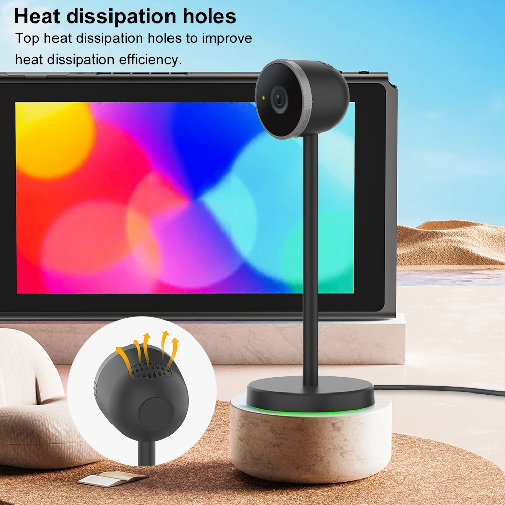 Cámara HD para consola de juegos Switch 2, cámara gran angular de Chat de vídeo de 1080P, cámara de ordenador de alta definición para accesorios Switch 2