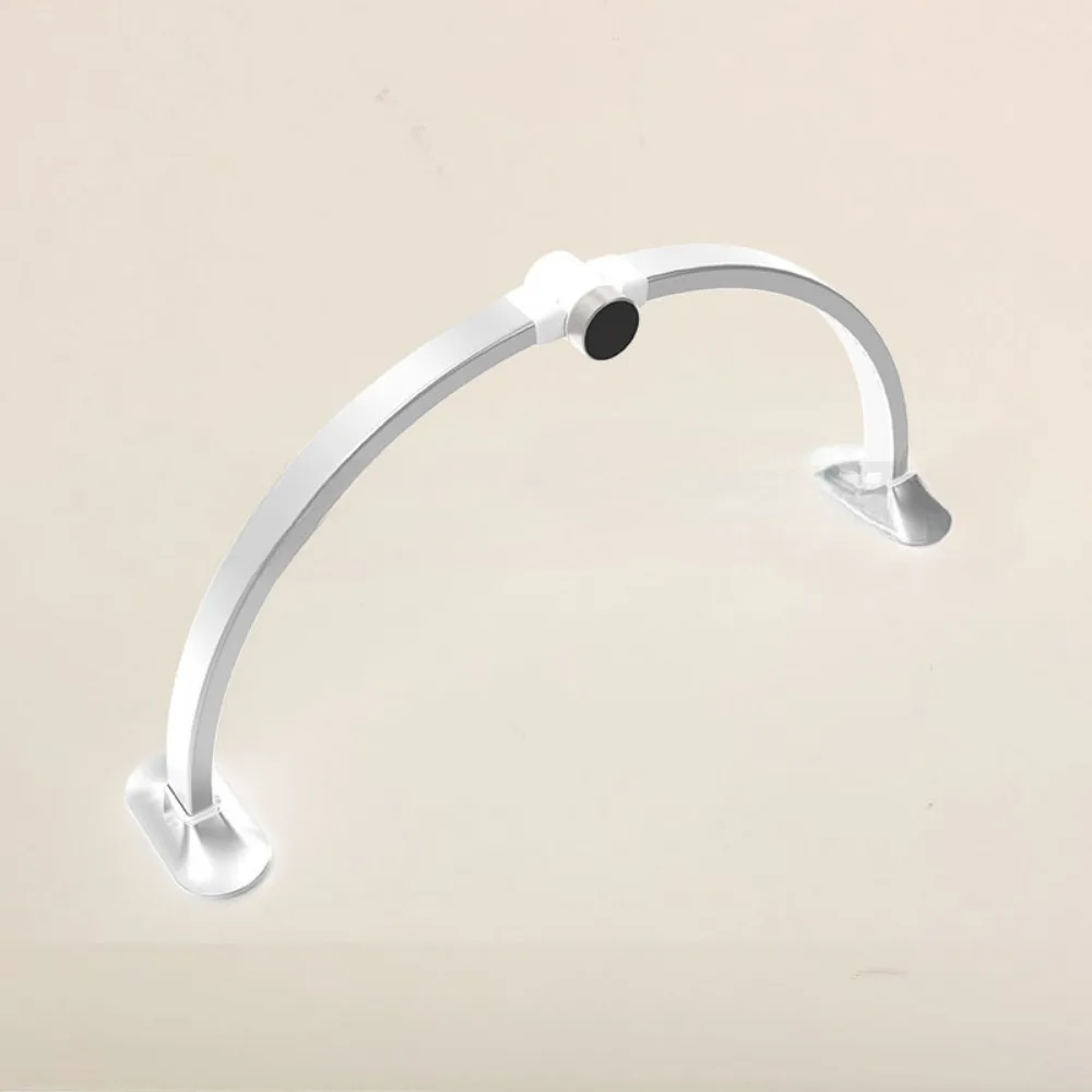 Lampe LED Pliante en Demi-Lune de 48W pour Extension de Cils, Lumière de Lecture Remplie, Luminosité Réglable