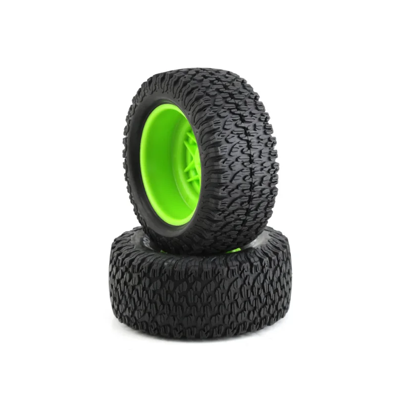 RC Car 4Pcs 17mm Hex RC Wheels and Tires 2.8in for 1/7 Desert Short Course Truck UDR Traxxas Off-road Buggy RC Car Upgrades