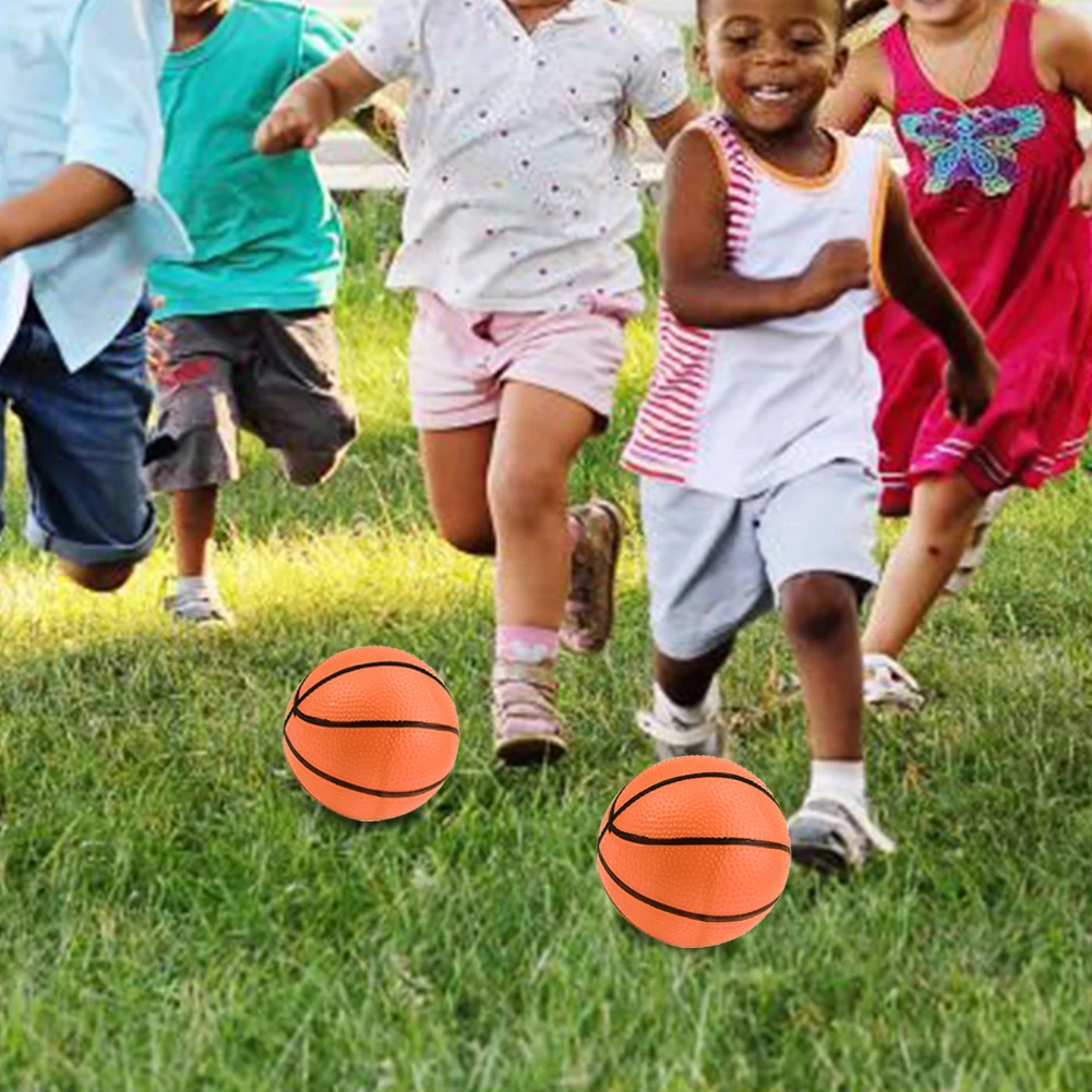 10 個 10 センチメートルミニオレンジバスケットボール PVC 夏ビーチバスケットボールインフレータブルビーチボール子供大人スポーツ