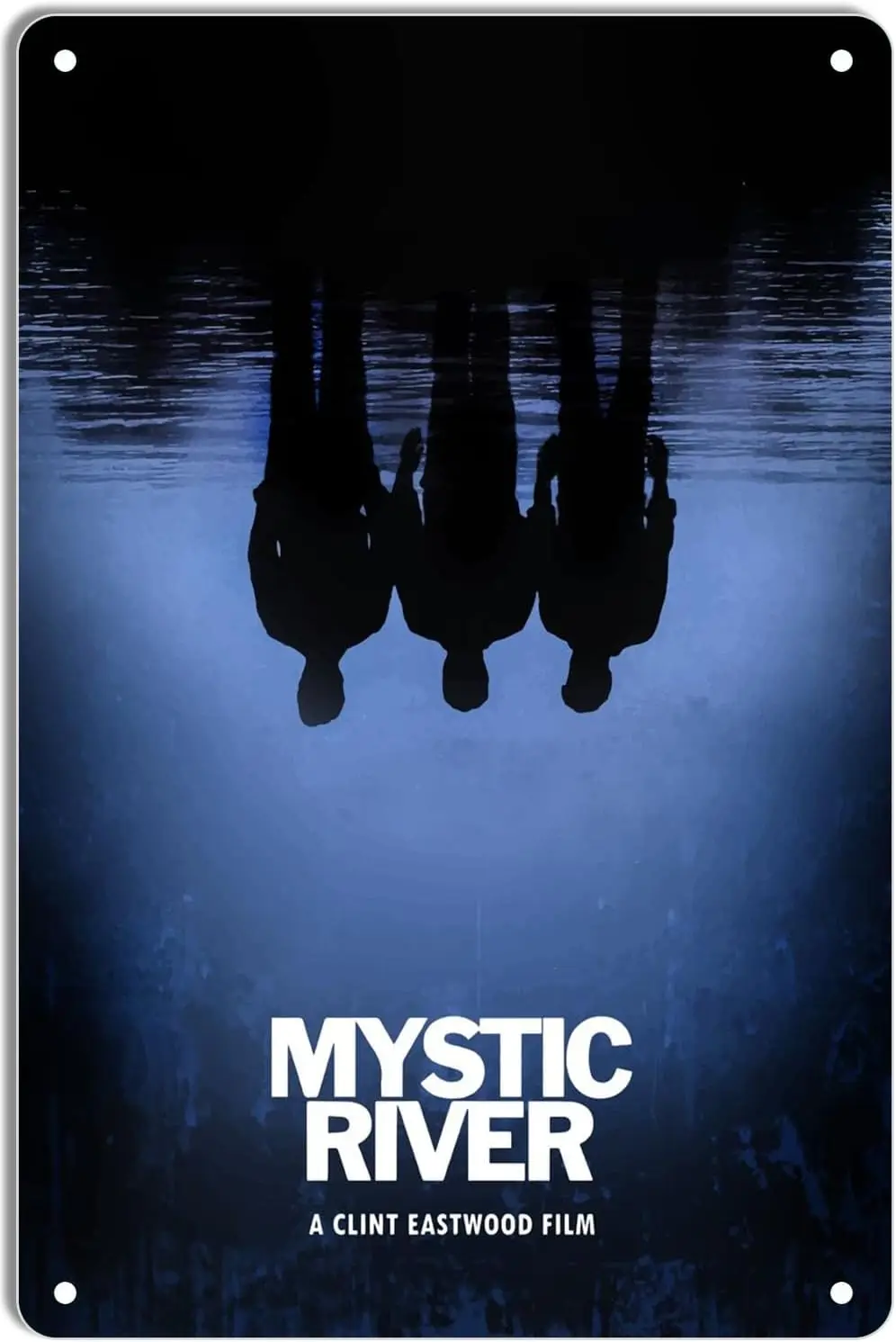 Metal Tin Sign Mystic River Minimal Movie Posters for Home Theater Decor and Retro Wall Art 8x12 Inch
