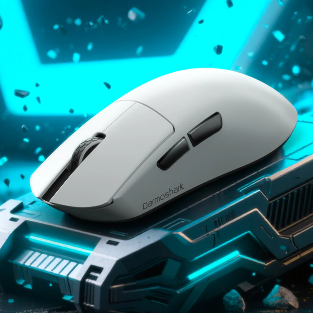 Darmoshark Official Gaming Mouse Wireless 8k 30KDPI PAW3950 Sensor Big Hand Bluetooth Mouse Macro Lightweight 59g Mice