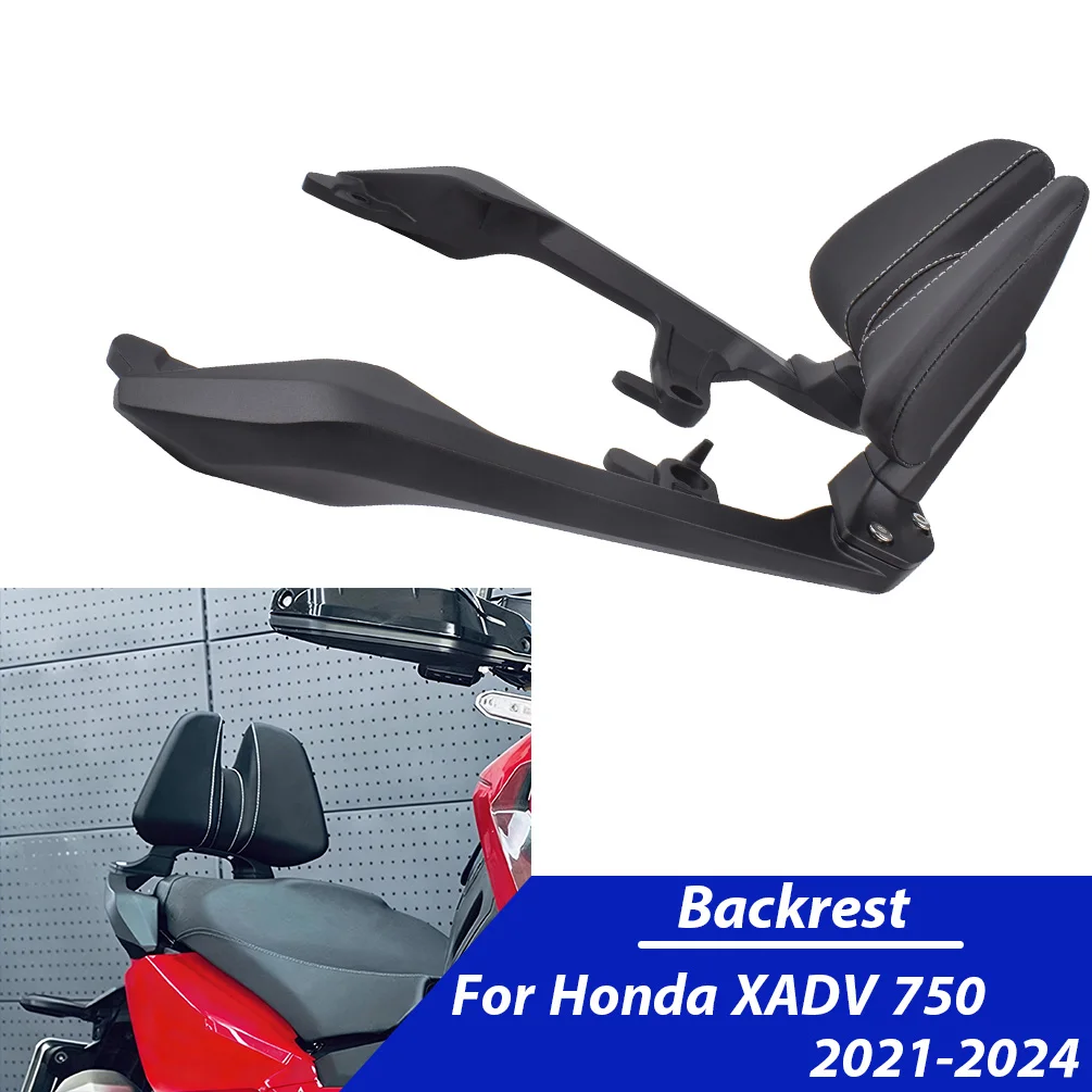 

For Honda X-ADV 750 XADV 750 2021-2024 2023 Motorcycle Rear Passenger Seat Backrest Cushion Back Rest Pad Sissy Bars Accessories