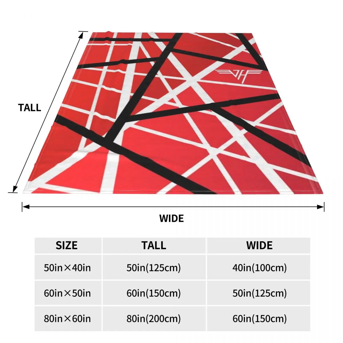 Van Halen Ultra-Soft Micro Fleece Blanket Winter Raschel Breathable Sofa Dedicated