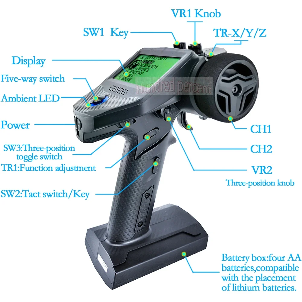 FLYSKY FS-G7P G7P 2,4G 7CH ANT Protokoll Radio Sender PWM PPM I-BUS SBUS Ausgang mit FS-R7P R7P RC Empfänger für RC Auto Boot