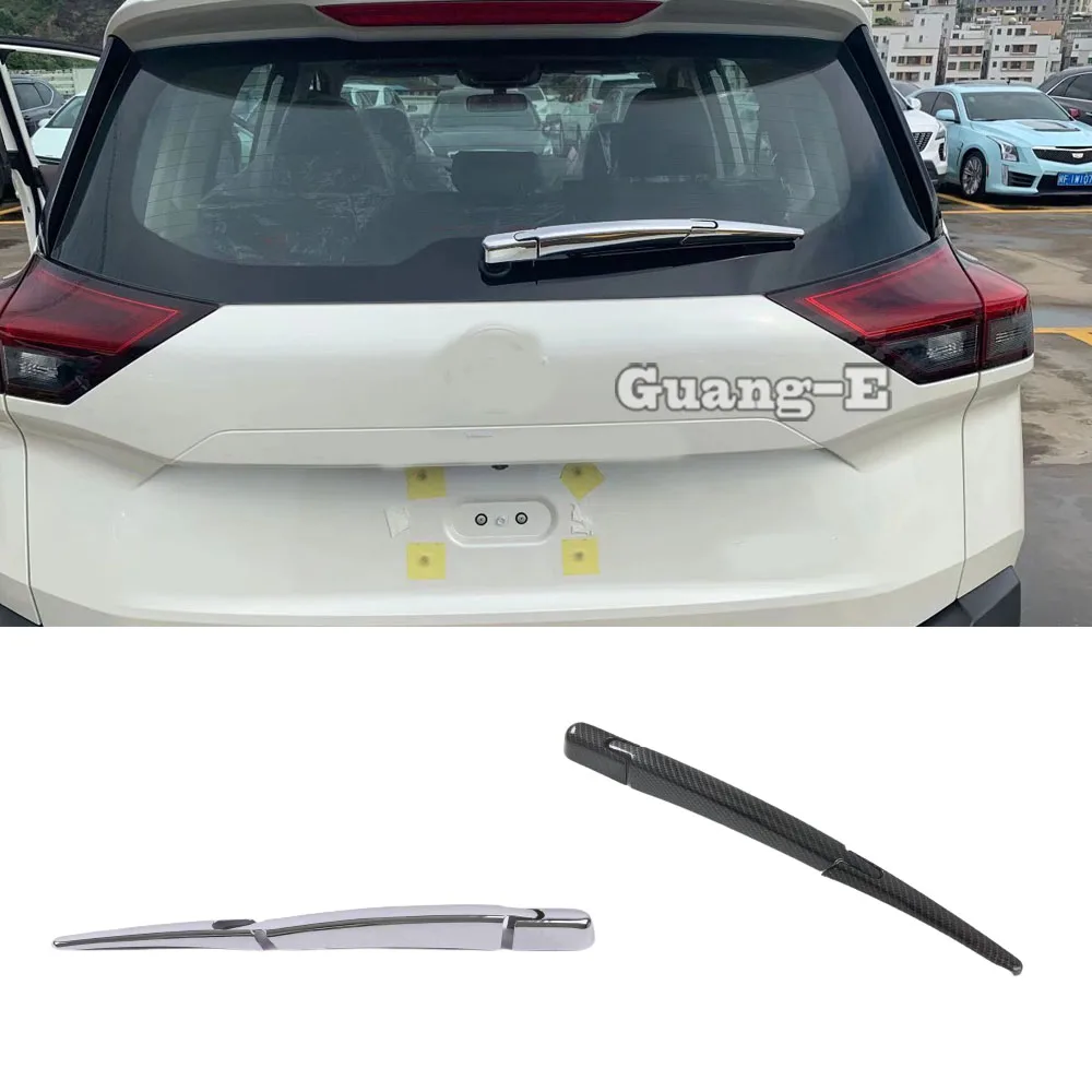 

Для Nissan Qashqai J12 2022 2023 2024 2025 ABS пластиковый автомобильный задний рычаг стеклоочистителя, крышка, декоративная рамка, отделка, внешние аксессуары
