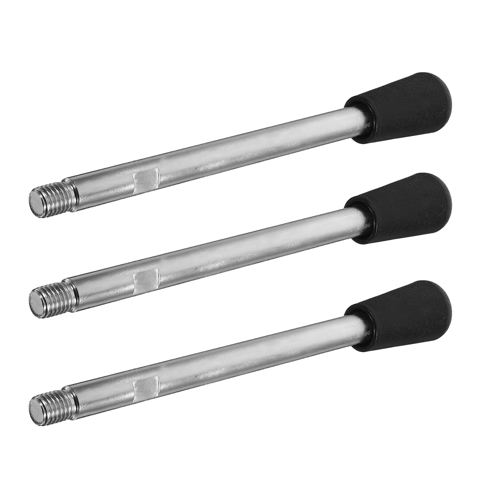 3pcs Lathe Clamping Handles with Ergonomic Grip & Revolving Handwheel for Precision Industrial Machine Tools