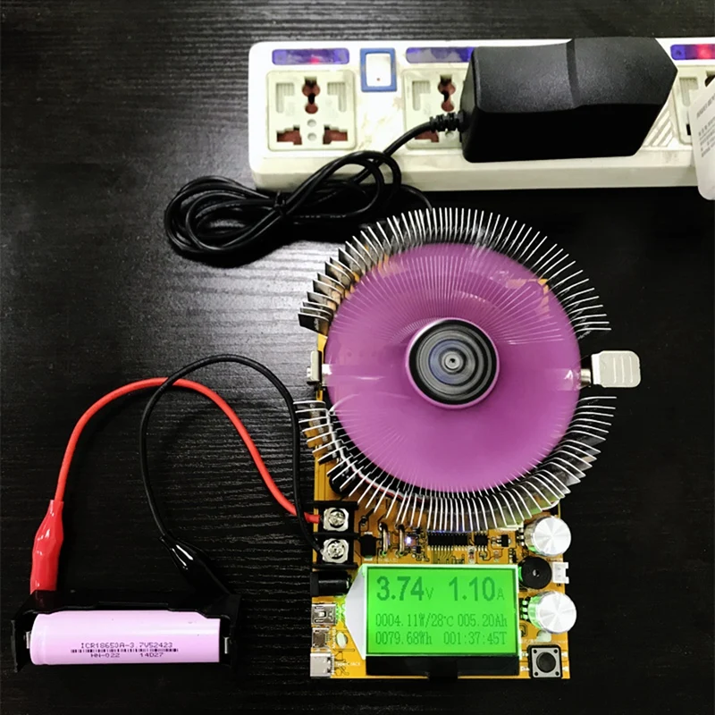 Testeur de charge électronique en T pour salle de bain, résistance réglable, courant constant, capacité de la batterie, testeur de puissance 02/10/2018, 150W, 20A