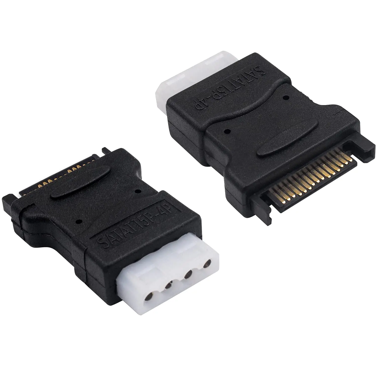 SATA Male to molex Female Adapter,SATA to LP4,molex to SATA Power Adapter,15Pin SATA Male to 4 Pin IDE Female Adapter Connector