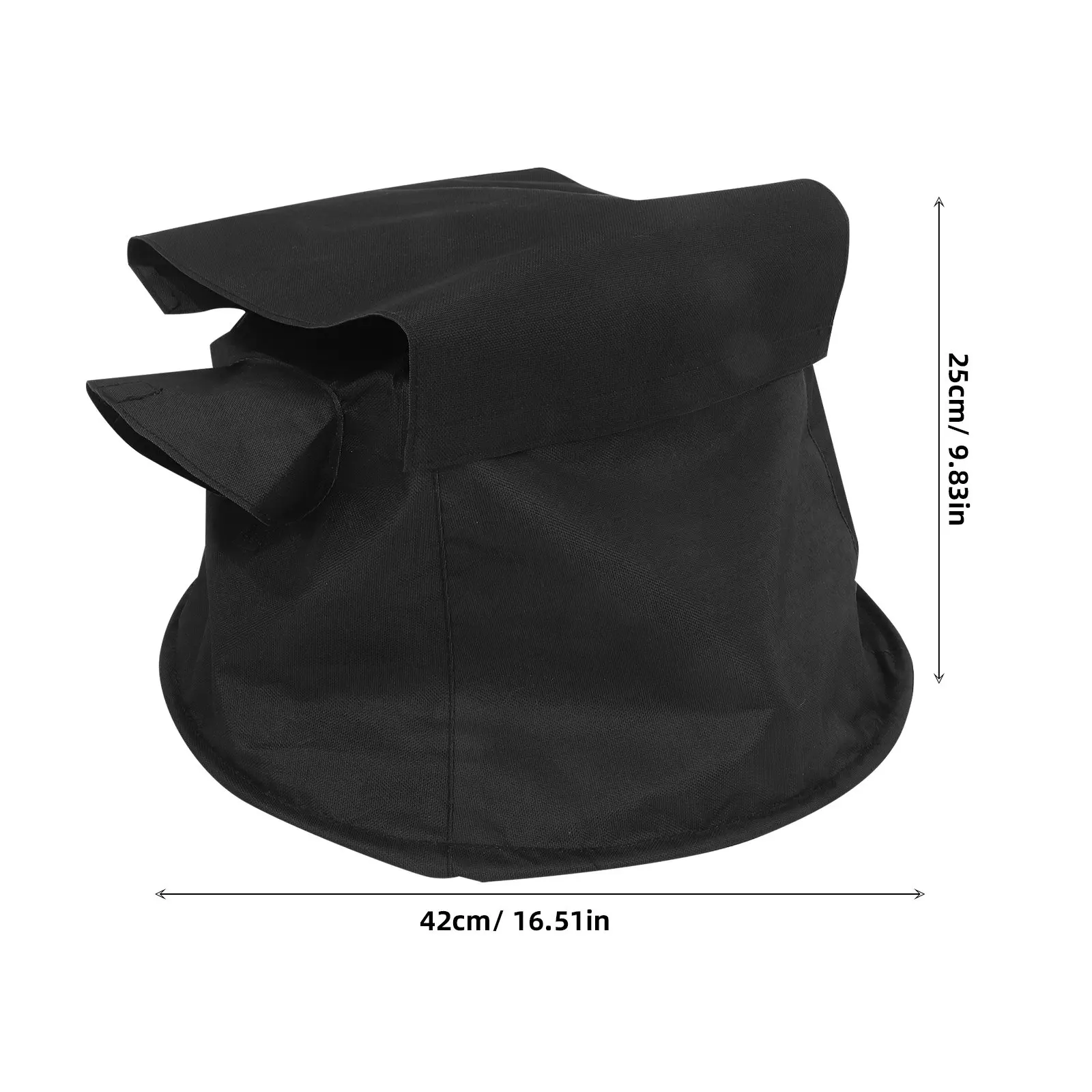 Outdoor LED Par Light Rain Cover Waterproof Stage Light Protector Universal Fit Lightweight Easy Install Dust Rain Shield Black