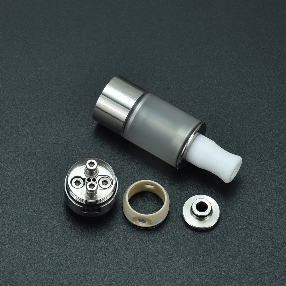 Dvarw 16 RTA 16mm 316 SS ملف واحد 2 مل مع SteamTuners bellcape مادة الكمبيوتر تناسب Dvarw RTA MTL TANK مع طرف تنقيط 510 mtl