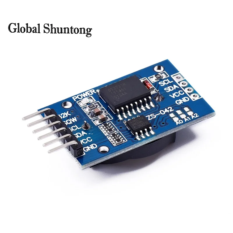 Real Time Clock Módulo de Memória para Arduino Mini, DS3231, AT24C32, IIC Precision, RTC, 3.3V, 5V, Raspberry Pi