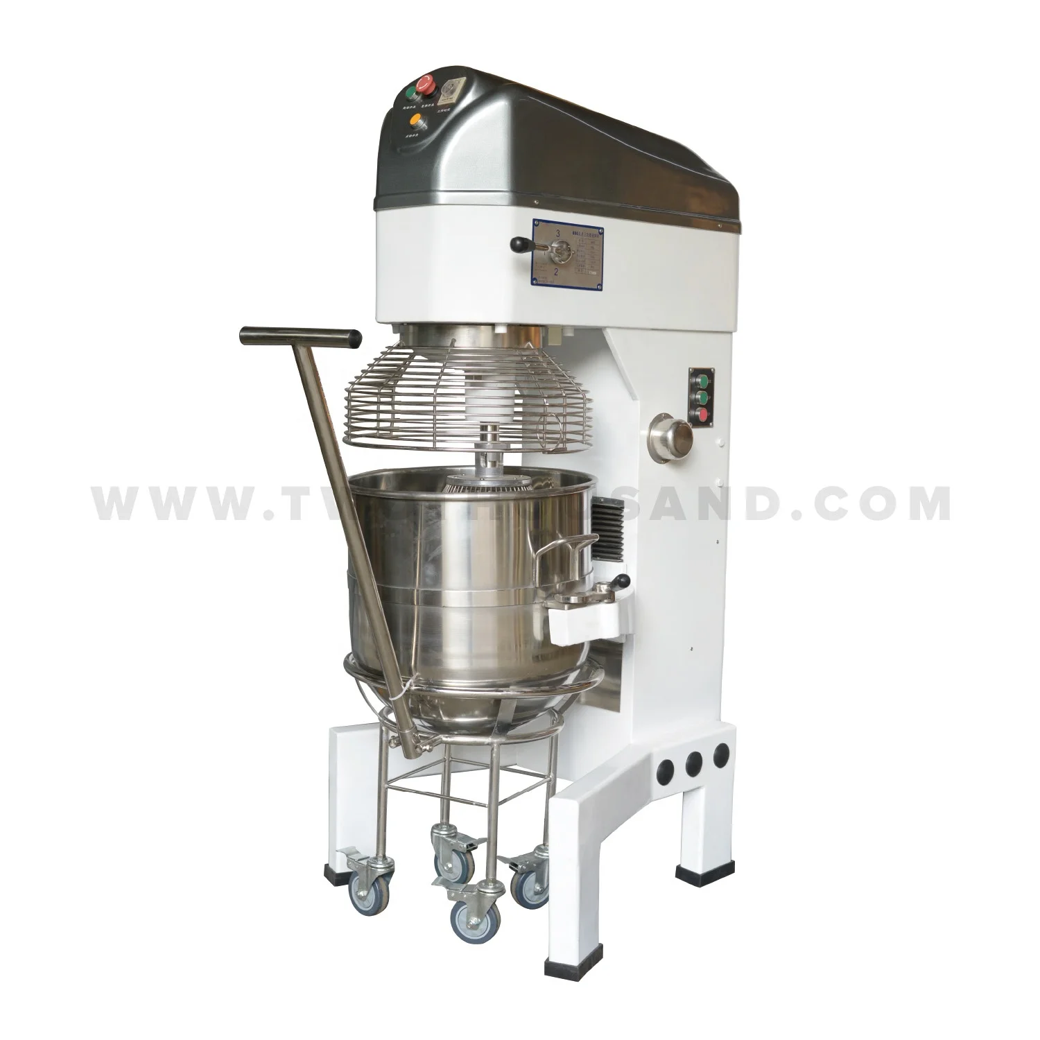 Industrial-Grade 80L Planetary Mixer for Large-Scale Food Preparation - B80K Gear & Belt Drive
